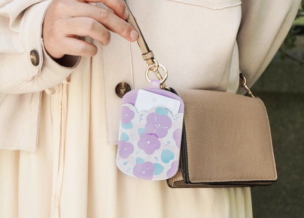 SOFT LIVING: Floral Coin and Card Wallet