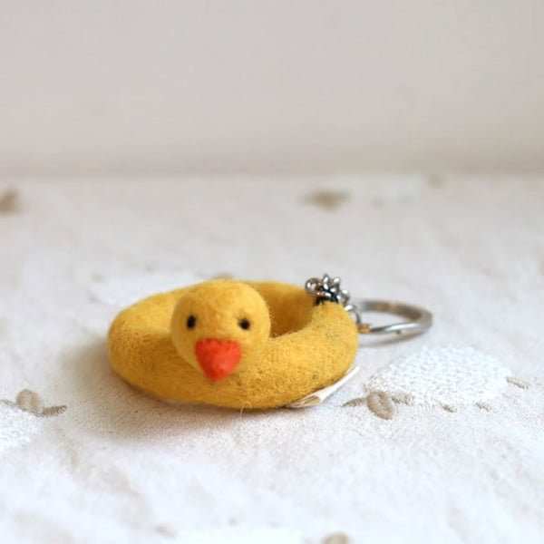 Sheep Mountain: Wool Felt Keychain