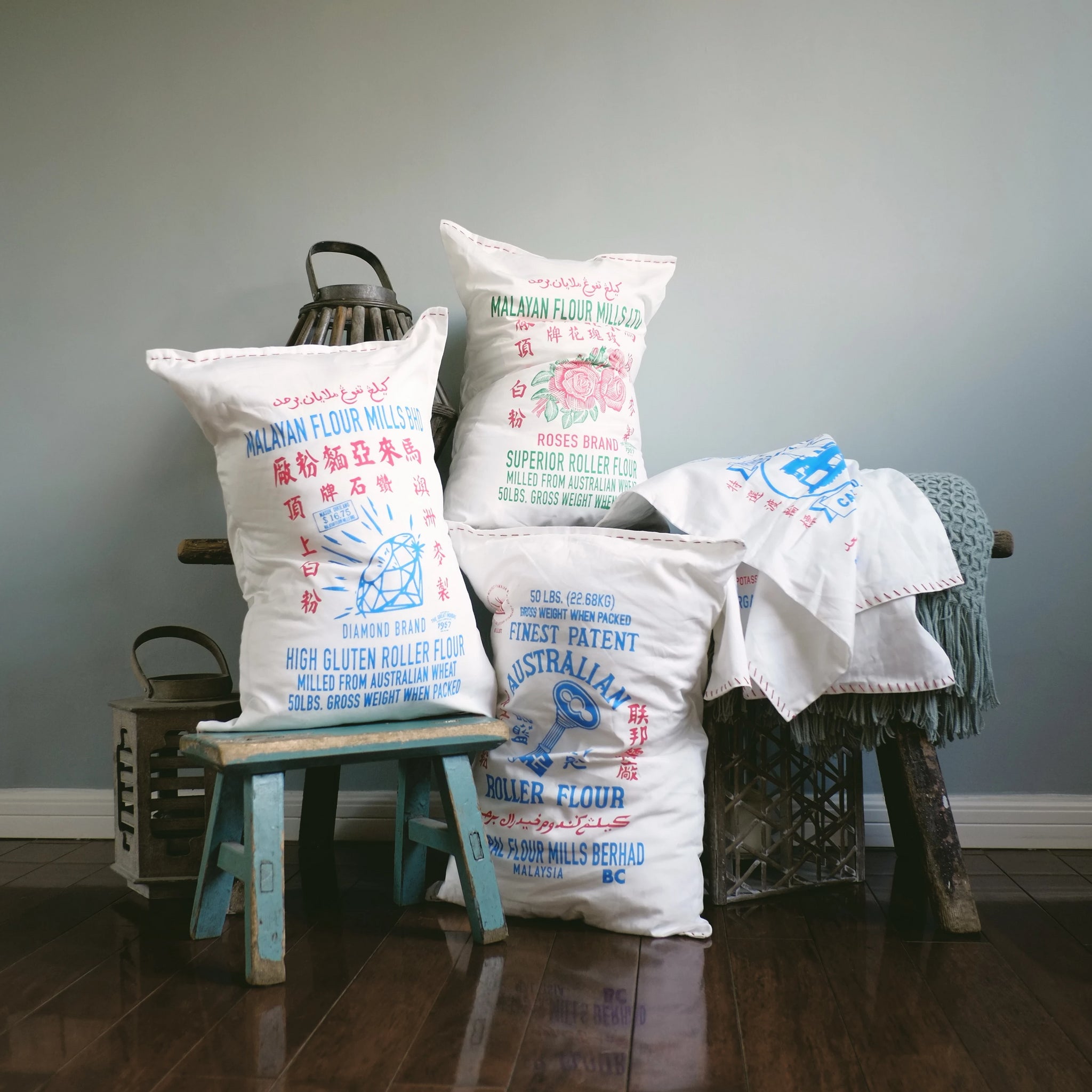 Flour Mills Pillow Cover