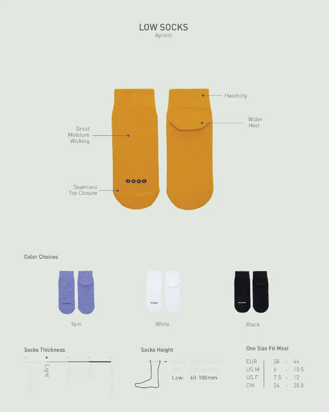 GOODPAIR SOCKS GoodDay Essential Low: Yam