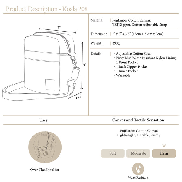 CHRISTY STUDIO Crossbody Bag Koala 208